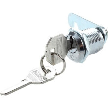 Nockenschließzylinder für Briefkasten/Schublade, 20 mm, und 2 Schlüssel