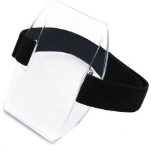 Badgehouder - HYKJSIDE - Verstelbare riem - Waterdicht - Duurzaam PVC - Zwart