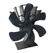 LOVOSKI 6-Blade Fireplace Fan, Heat-Resistant Stove Fan