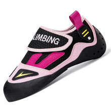 Climbing Shoes Unisex Bouldering Shoes AntiSlip Lightweight For Beginners Kids Rock Climbing UK Size 2 Pink