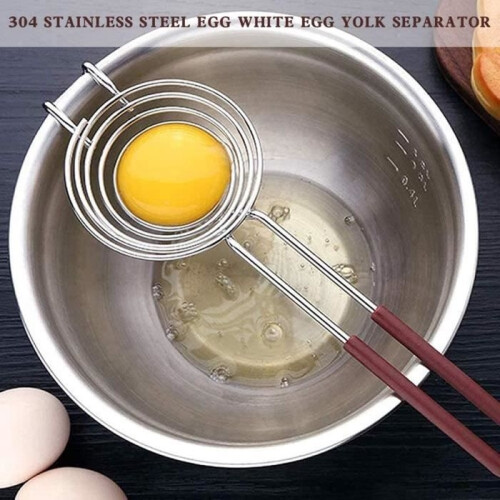 2pcs Egg White and Yolk Separator - Egg White Extractor - Egg Yolk and Egg White Filter 1