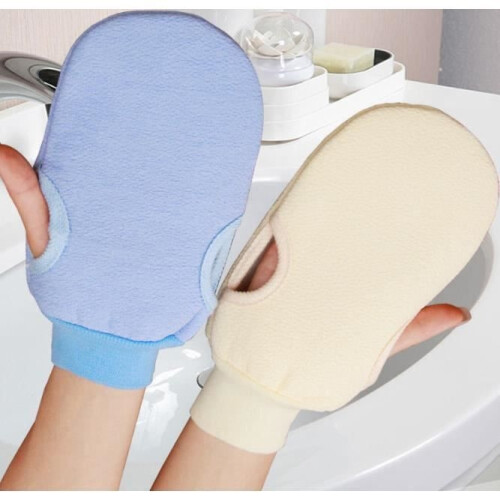 Peeling-Handschuh – PREMIUM – doppelseitig – beseitigt eingewachsene Haare – Gesichtspeeling – Anti-Aging 2