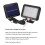 2 PCS 56 LED Outdoor Solar Lights with Motion Sensor - IP65 Waterproof - 3 Modes 2