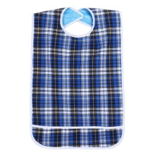 KIMISS Double Layer Waterproof Adult Bib - Blue - PVC + Cotton - 45 * 90cm