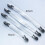 Ironing Board Clips, 4 Pieces Elastic Fasteners for Ironing Board Cover, Corner Bed Support, White 4