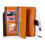 Women's Genuine Leather Wallet, Large Capacity, RFID Blocking, Long Zipper Closure - Red 2