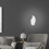 BUITENWANDLICHT - Creatieve acrylwandlamp 12W wit blad 3