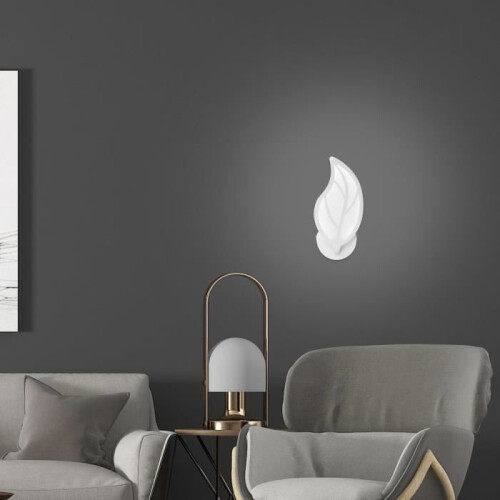 BUITENWANDLICHT - Creatieve acrylwandlamp 12W wit blad 2