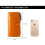 Women's Genuine Leather Wallet, Large Capacity, RFID Blocking, Long Zipper Closure - Red 3