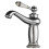 TEMPSA Brass Ceramic Basin Mixer Tap - Ceramic Cartridge - Silver Grey 1