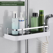 Bathroom shelf, hanging shower shelf, easy installation HB14793