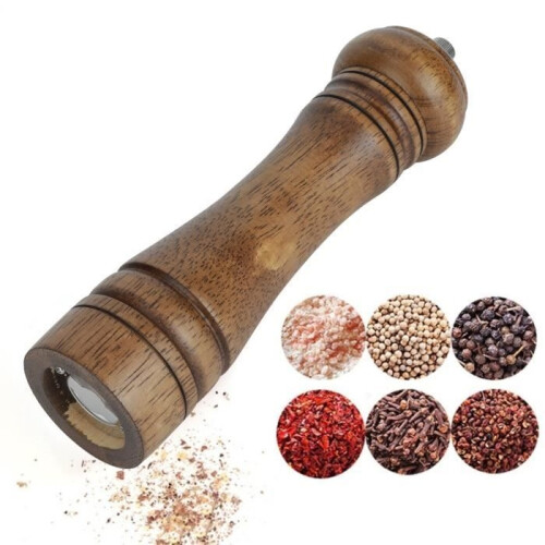 Μύλος πιπεριάς - ZERODIS - Oak Wood - Ceramic Core - Χειροκίνητο - Αντιολισθητικό