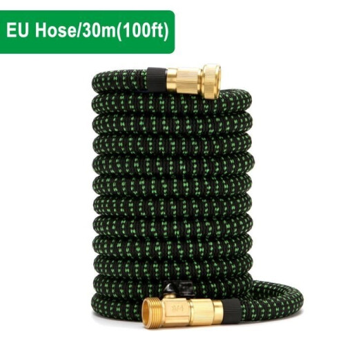 Garden hose - FlexiHose - 30M - 8 Modes - Spray gun - Brass fitting 2