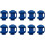 Trampoline Pole Cap 10 Pcs Thickened Enclosure Pole Cap Net Hook Compatible Universal Trampoline Accessories Blue 1