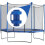 Trampoline Pole Cap 10 Pcs Thickened Enclosure Pole Cap Net Hook Compatible Universal Trampoline Accessories Blue 5