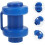 Trampoline Pole Cap 10 Pcs Thickened Enclosure Pole Cap Net Hook Compatible Universal Trampoline Accessories Blue 2
