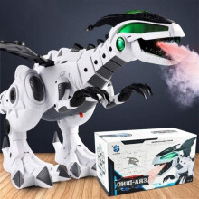 Robot Dinosaur Mist Toy - Switch & Go Dino - Water Sprayer με πράσινο και λευκό φως