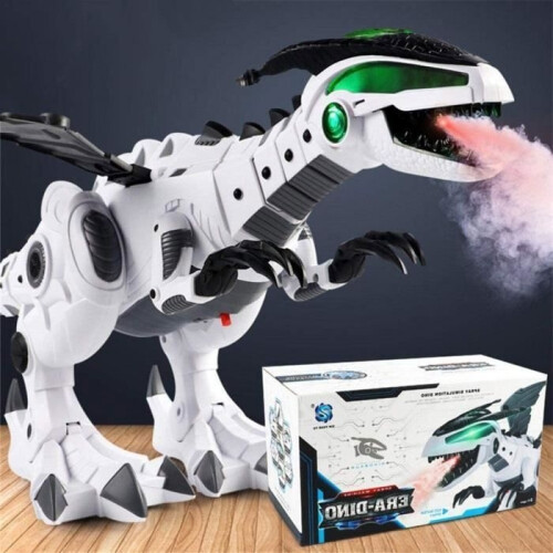 Robot Dinosaur Mist Toy - Switch & Go Dino - Water Sprayer με πράσινο και λευκό φως