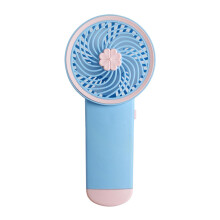 Portable Handheld Fan AM3 Battery Operated Mini Cooling Fan for Travel Outdoor Indoor Blue