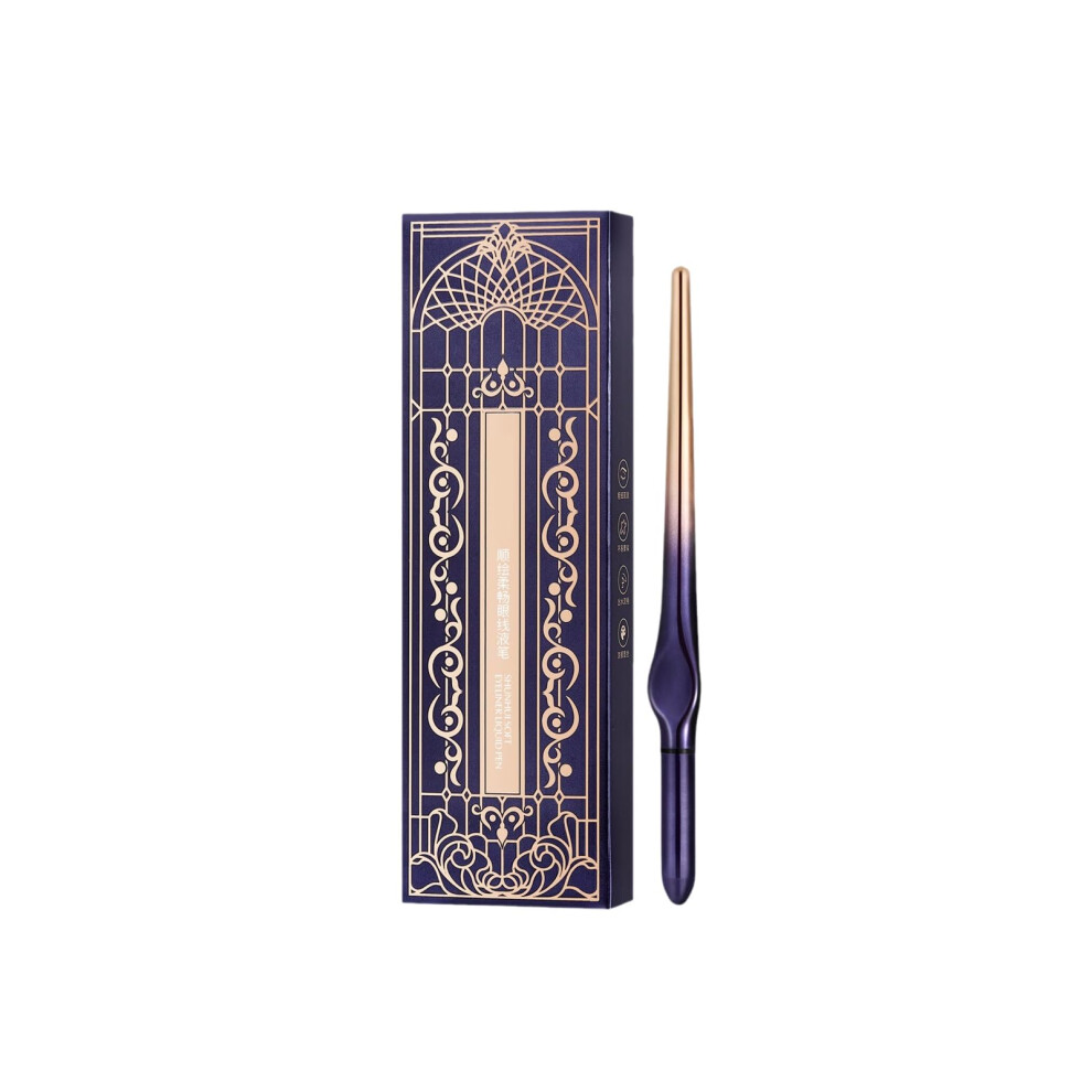 Black Waterproof Liquid Eyeliner Pen Ultrafine Tip Longlasting Smudgeproof