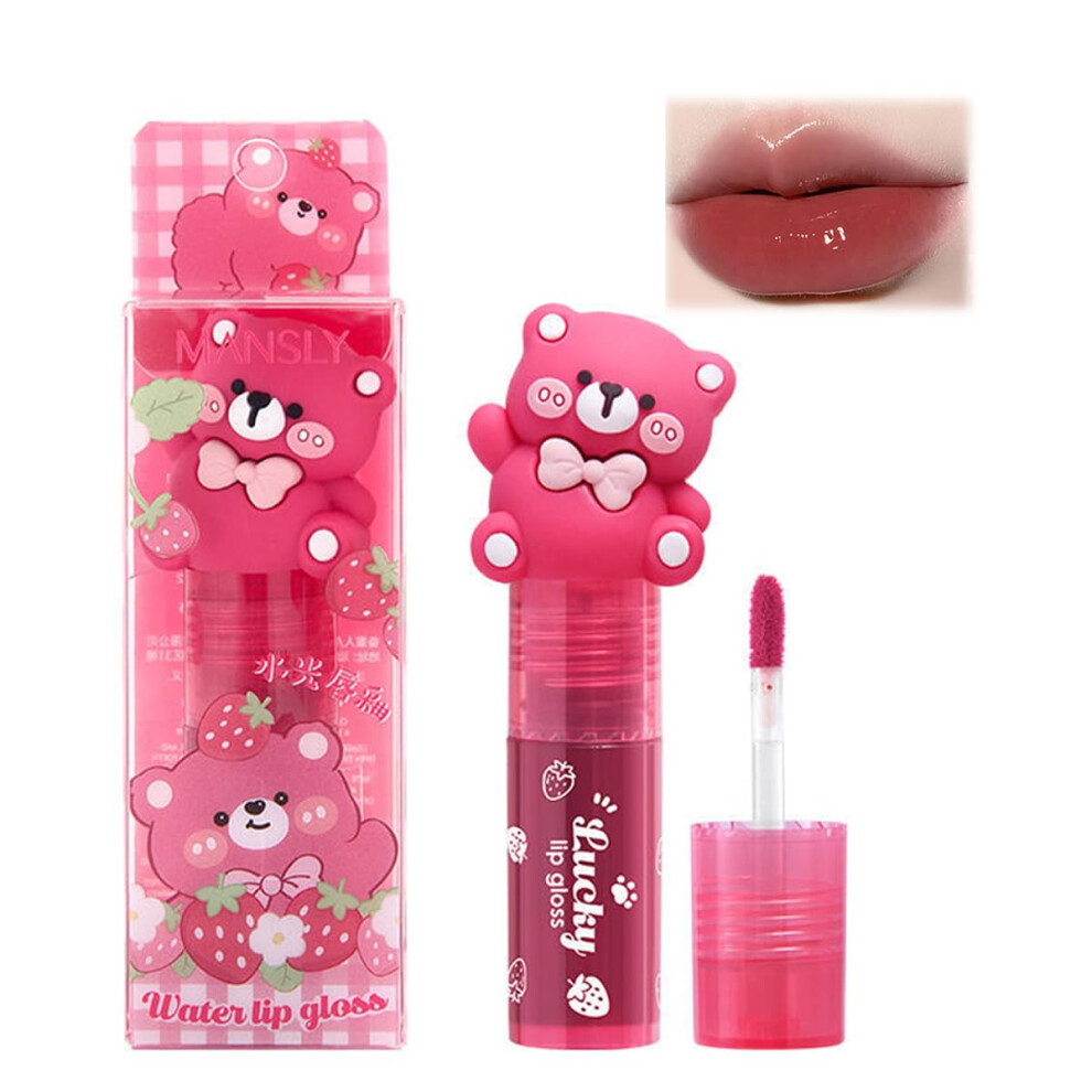 Hydrating Plumping Lip Gloss with Mirror Shine, Long Lasting Moisturizing Lip Tint #621