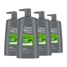 DOVE MEN + CARE 2-in-1 Shampoo+Conditioner 4 Count