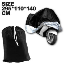 [295x140x110cm] Water Resistant UV Resistant Motorcycle Dustproof Protective Cover for Yamaha Harley-Davidson Motorcycles
