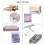 Ironing Board Clips, 4 Pieces Elastic Fasteners for Ironing Board Cover, Corner Bed Support, White 3