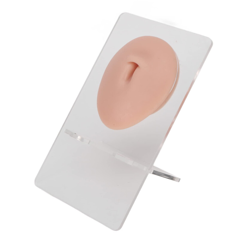 Silicone Belly Button Piercing Model with Realistic Tactile Feedback for Training and Display (Medium Skin)