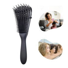1 detangling brush for textured afro hair 3a to 4c, kinky, wavy, curly, coily, wet, dry, oily, thick, long hair