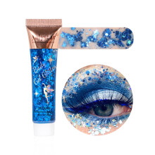 Body Glitter Gel with Holographic Mermaid Sparkle for Face, Hair and Body, LongLasting Party Makeup