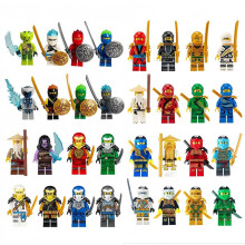 (32PCS Ninjago G SET) Ninjago Mini Figure Kai Jay Building Blocks Kids Toys GIFT Fits Lego
