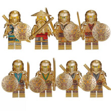 (8PCS Ninjago A SET) Ninjago Mini Figure Kai Jay Building Blocks Kids Toys GIFT Fits Lego