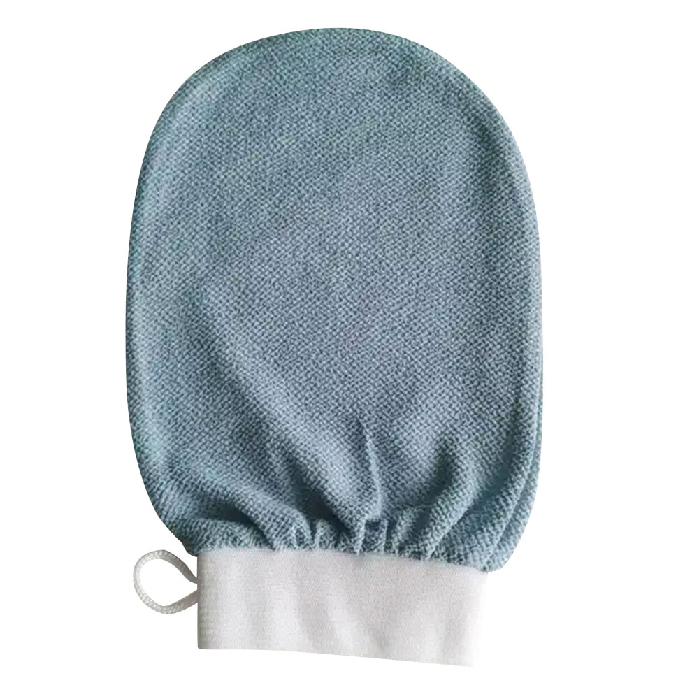 Blue Exfoliating Glove For Deep Skin Renewal, Body Scrub Mitt For Bath And Shower Dead Skin Removal