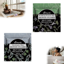 Shower Steamers Gift Set for Women, Aromatherapy Shower Bombs with Essential Oils for Stress Relief