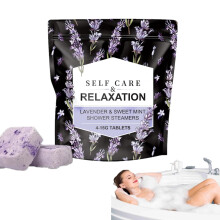 Shower Steamers Gift Set Lavender Mint Spa Aromatherapy Shower Bombs for Relaxation and Stress Relief