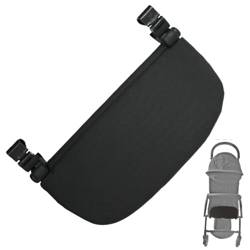 Adjustable Stroller Footrest with Ergonomic Curved Support, Universal Baby Stroller Accessory for Comfort