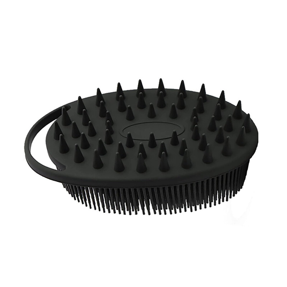 Silicone Shower Brush and Body Scrubber with Hygienic Bristles for Gentle Exfoliation D4