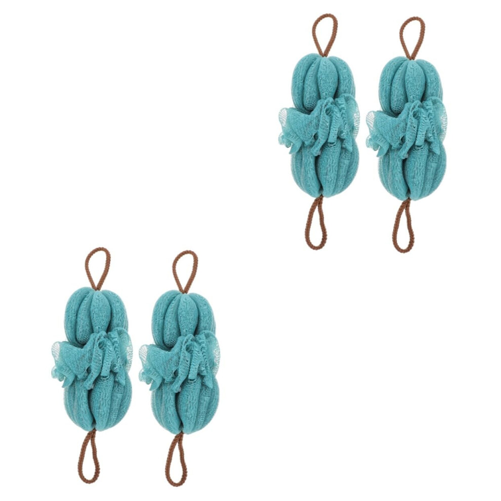 Shower Loofah and Bath Sponge Set, Gentle Exfoliation, Back Scrubber for Full Body Cleansing