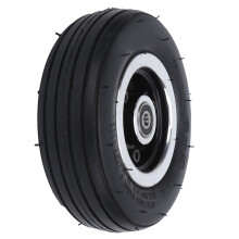 6 Inch Rubber & Aluminum Alloy Wheel Rim and Tire Set for Electric Scooters
