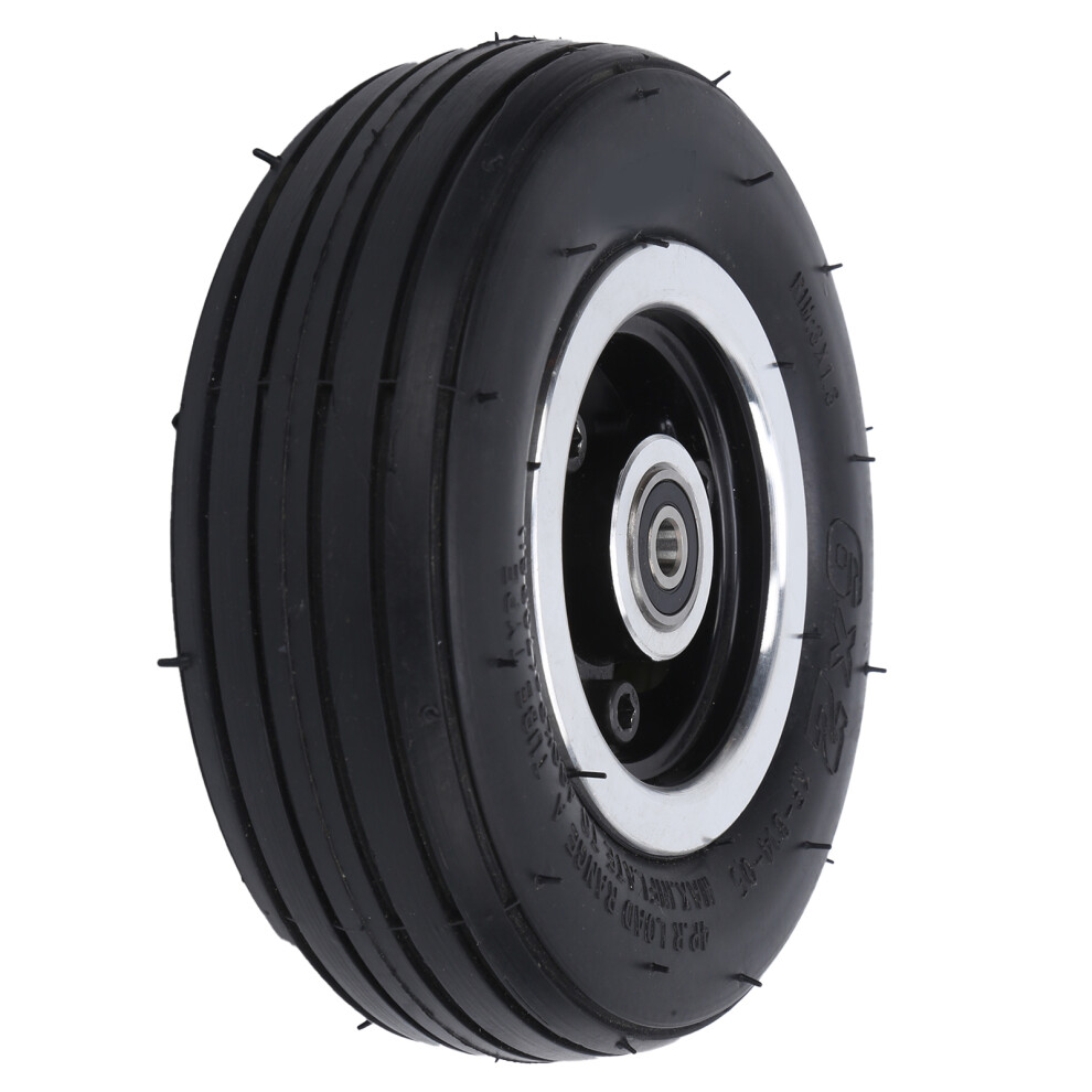6 Inch Rubber & Aluminum Alloy Wheel Rim And Tire Set For Electric Scooters 5031382424691