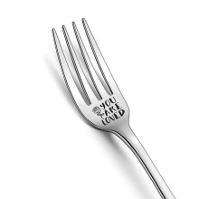 You Are Loved Dessert Fork Engraved Romantic Anniversary and Valentines Gift for Her