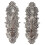 Accessori per forcine per capelli, forcine retrò per donne, 4 pezzi, fermagli in argento 1