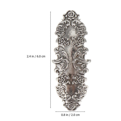 Accessori per forcine per capelli, forcine retrò per donne, 4 pezzi, fermagli in argento 1
