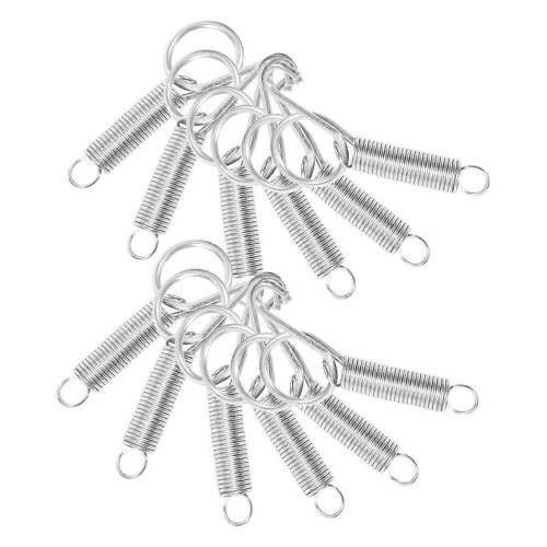 Spring Hooks for Cage Doors Multi-purpose Use Keeps Pets Secure 12Pcs 1