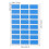 Color Coding Stickers Rectangular Self-Adhesive Label for Office 18Pcs 1