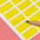 Color Coding Stickers Rectangular Self-Adhesive Label for Office 18Pcs 4