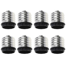Adapter voor gloeilampen, niet gemakkelijk te breken, E40 naar E27 fitting, LED-lampadapter 5x4,2cm, 8 stuks