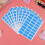 Color Coding Stickers Rectangular Self-Adhesive Label for Office 18Pcs 2
