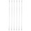 Vertical Blind Pull Rod Blind Wand Replacement Professional Design POM 20.9X0.6X0.6in Tilting Control 6Pcs 2